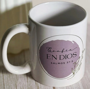 Taza Minimalista Confía en Dios