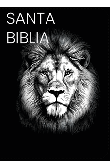 Biblia RVR 1960 Compacta Letra Grande 11 puntos Símil Piel Negro León Grafity