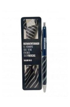 Pack Bolígrafo con Marcador de Libro: Bienaventurado el Hombre