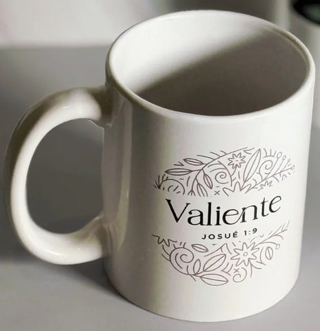 Image of Taza Minimalista Valiente