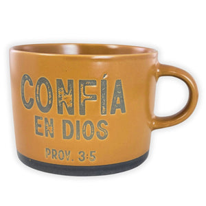Taza 14 OZ Roca Firme. Confía en Dios