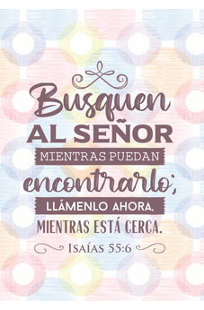 Image of Busquen al Señor - Isaías 55:6 - Diario y Cuaderno de Notas