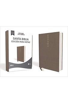 Image of Biblia NBLA Edicion para Notas Tapa Dura Tela Gris Letra Roja