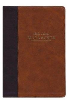 Biblia NBLA de Estudio MacArthur Piel Café Interior a Dos Colores