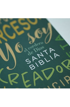 Biblia RVR 1960 Letra Grande Tamaño Manual Nombres de Dios Verde Olivo Tapa Dura