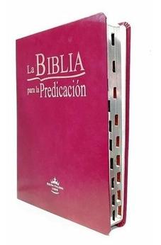 Biblia RVR 1960 Predicación Purpura Canto Plateado Índice