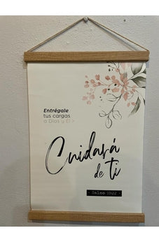 Cuadro Art Scroll Cuidará de Ti