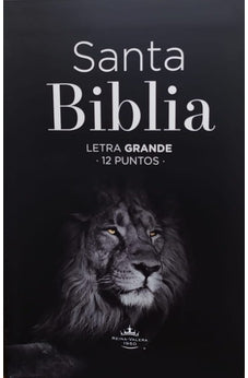 Biblia RVR 1960 Letra Grande Tamaño Manual Tapa Flex León