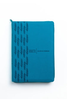 Biblia RVR 1960 de Promesas Letra Gigante Turquesa con Índice y Cierre