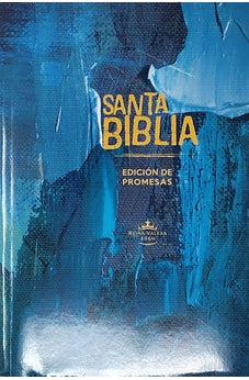 Biblia RVR 1960 de Promesas Letra Gigante Azul Rústica