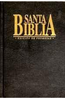 Biblia RVR 1960 Promesas Negro Tapa Dura Concordancia