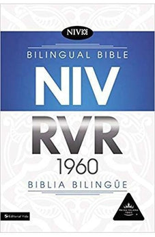 Biblia RVR 1960 NIV Bilingüe Imit Piel Negro con Índice