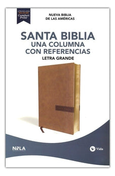 Biblia NBLA una Columna y Referencia 10 P Café