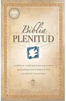 Biblia RVR 1960 de Estudio Plenitud Piel Negra con Índice