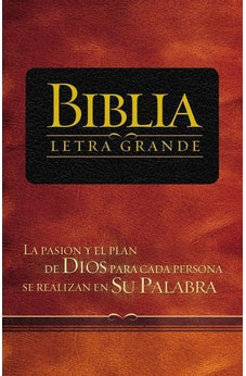 Biblia RVR 1909 Letra Grande Piel Negra