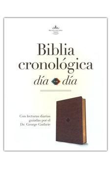 Biblia RVR 1960 Cronologica Día por Día Marrón Símil Piel