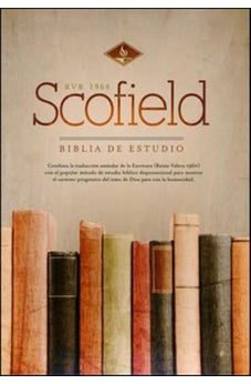 Biblia RVR 1960 de Estudio Scofield Verde Bosque Café Símil Piel con Índice