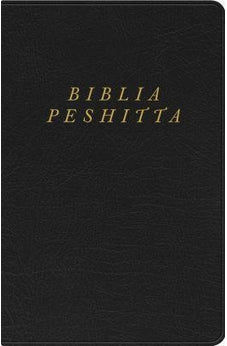 Biblia Peshitta Imitación Piel Negro