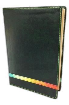 Image of Biblia RVR 1960 de Estudio Arco Iris Símil Piel Verde Profundo
