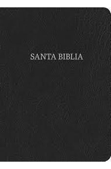 Image of Biblia RVR 1960 Letra Gigante Piel Fabricada Negro con Índice