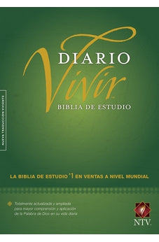 Biblia NTV de Estudio Diario Vivir Letra Grande Gris Tapa Dura de Tela