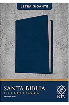 Biblia NTV Clásica Letra Gigante Azul
