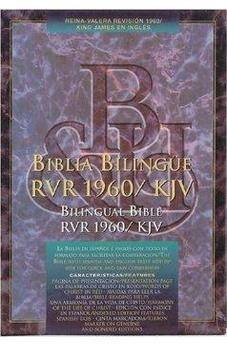 Biblia RVR 1960 KJV BilingüeNegro Tapa Dura